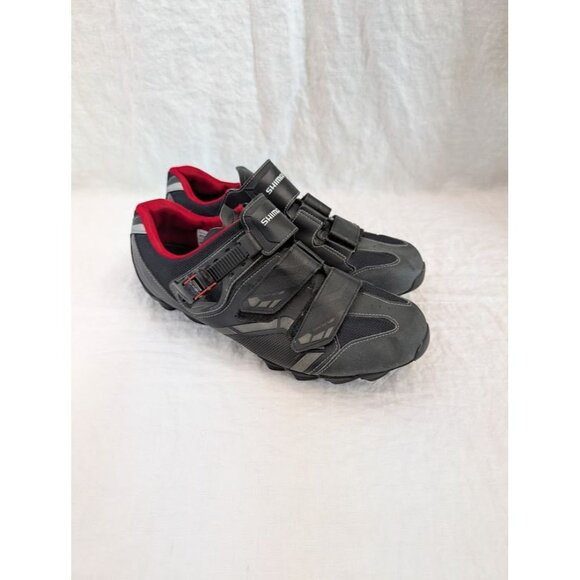 Shimano size 49 cycle shoes red black mountain bike 2 bolt - Picture 1 of 9